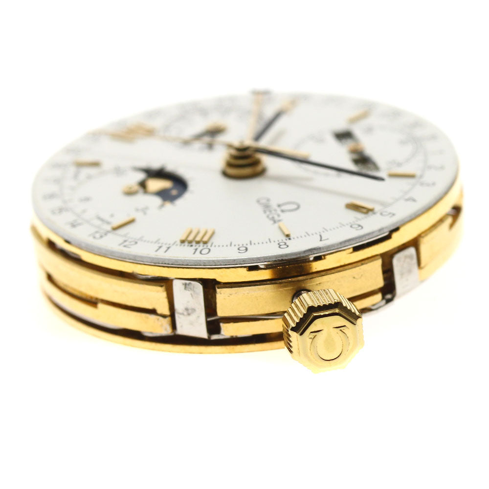 OMEGA Movement Cal.1150 Triple calendar white Dial Automatic Men's Watch_I-4