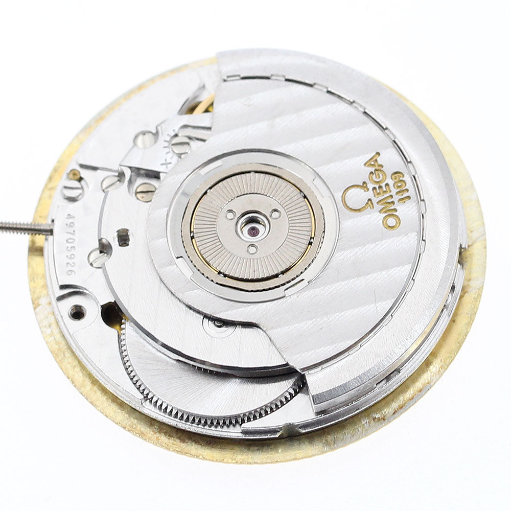OMEGA Seamaster Date 11P Diamond cal.1109 Movement gold Dial Automatic Men's Watch_I-57