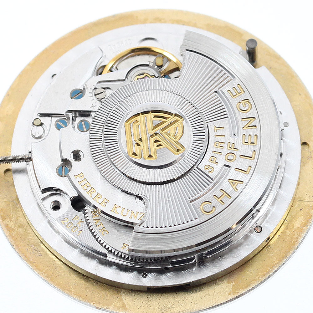 PIERRE KUNZ Cal.2892A2 Retrograde Moon Phase Movement Silver Dial Automatic Men's Watch_I-63