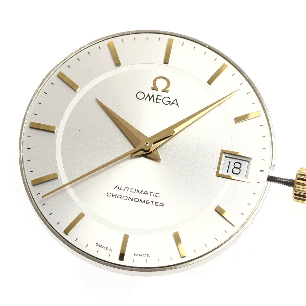 OMEGA Movement Cal.1120 Date Silver Dial Automatic Men's Watch_I-72