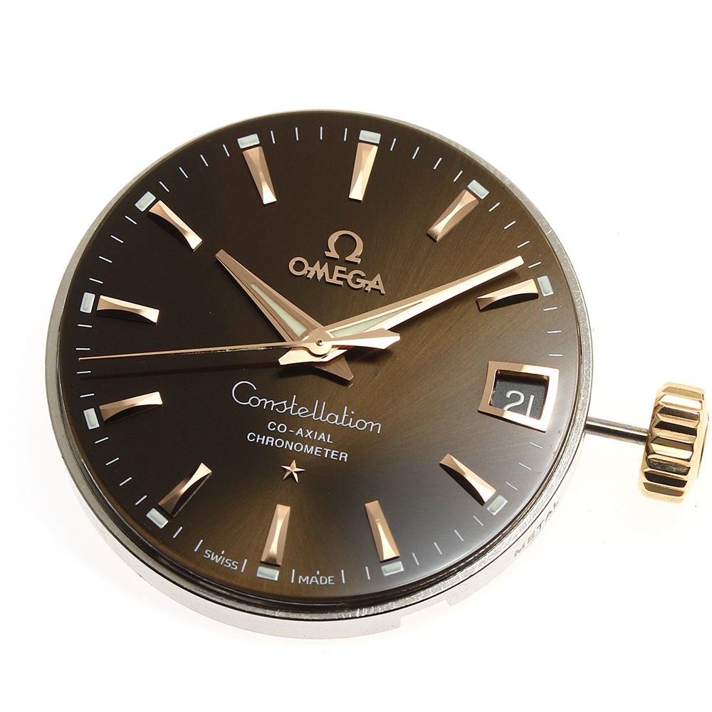 OMEGA Constellation Date Chronometer cal.8501 movement Brown Dial Automatic Men's Watch_I-74