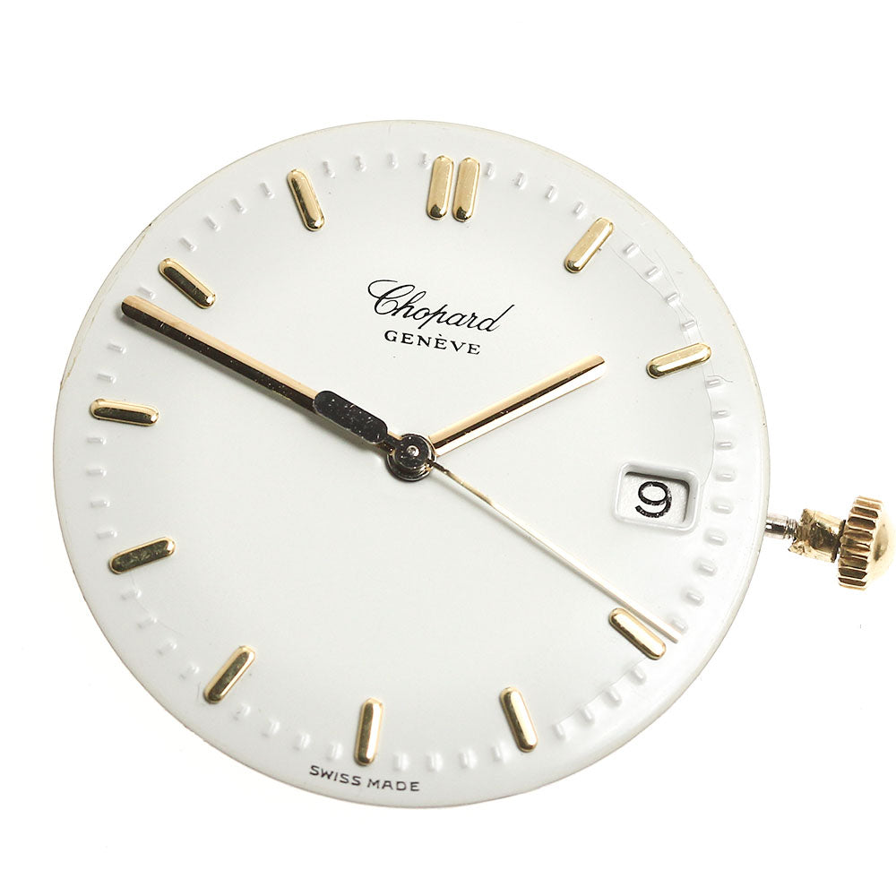 Chopard movement date white Dial Quartz Men's Watch_I-82