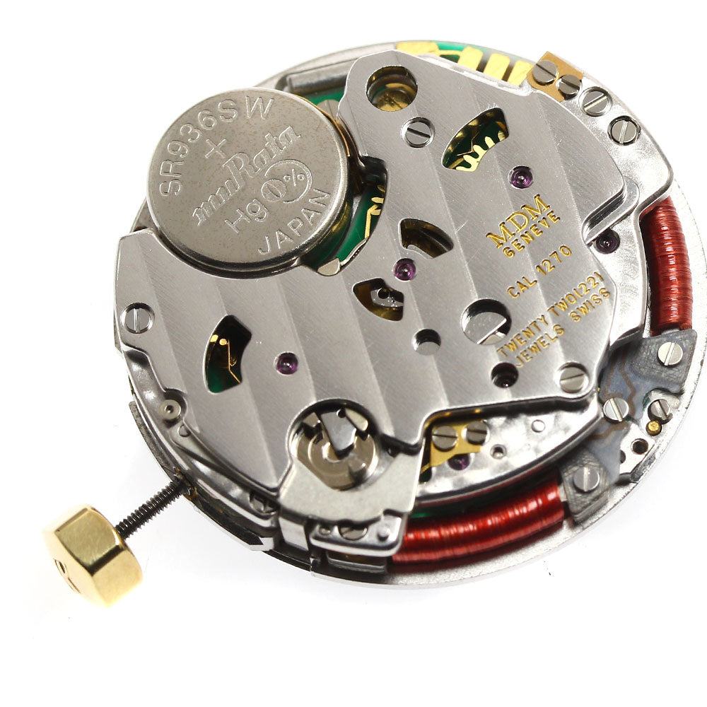 HUBLOT Cal.1270 Chronograph Movement black Dial Quartz Men's Watch_I-85