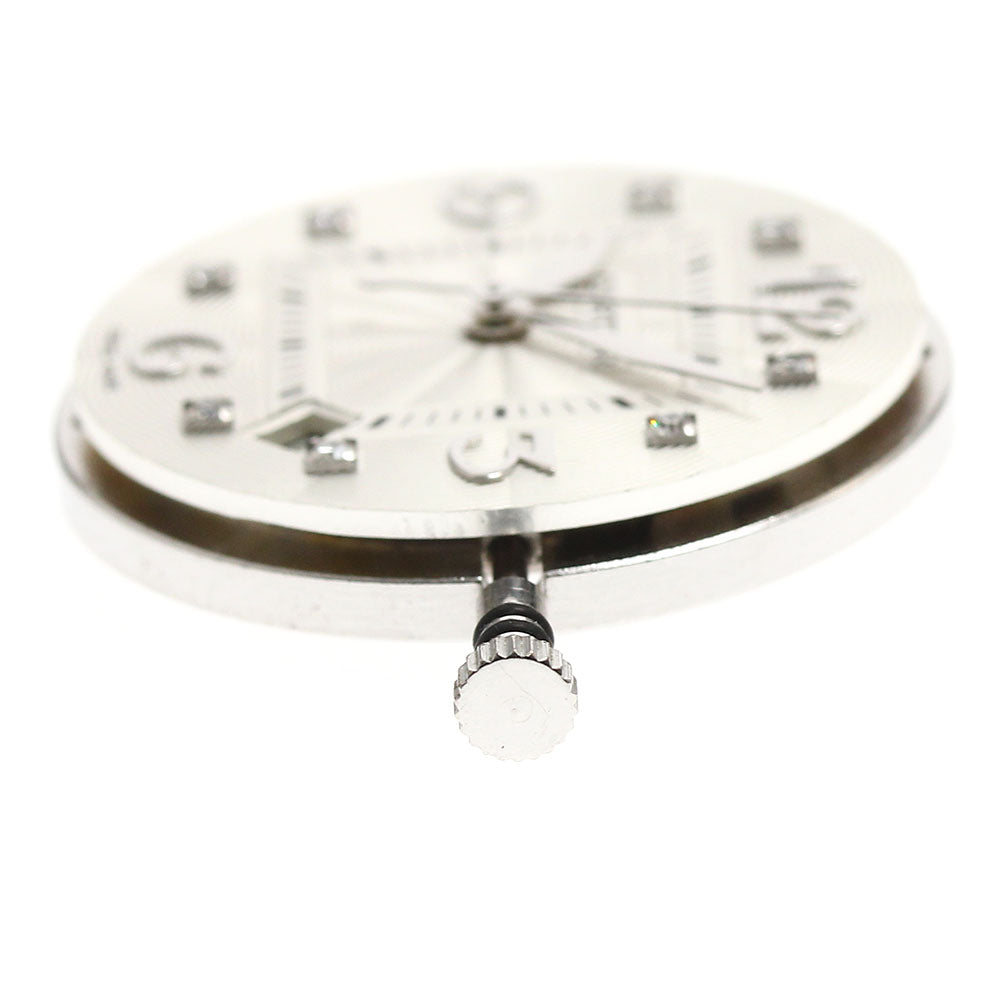 CARTIER Pasha Movement Cal.120 8P diamond Silver Dial Automatic Ladies Watch_I-86