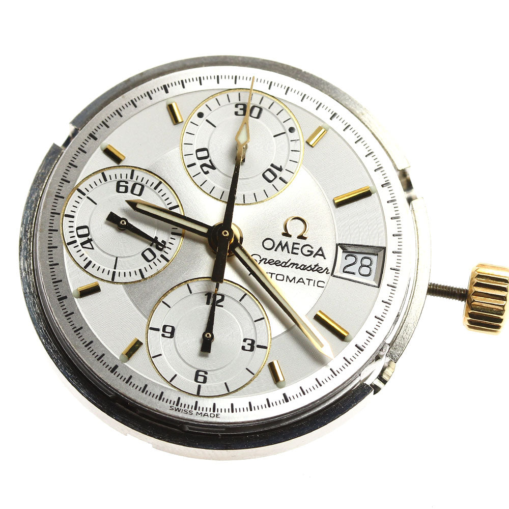 OMEGA Speedmaster Date chronograph cal.1152 movement Silver Dial Automatic Men's Watch_I-93