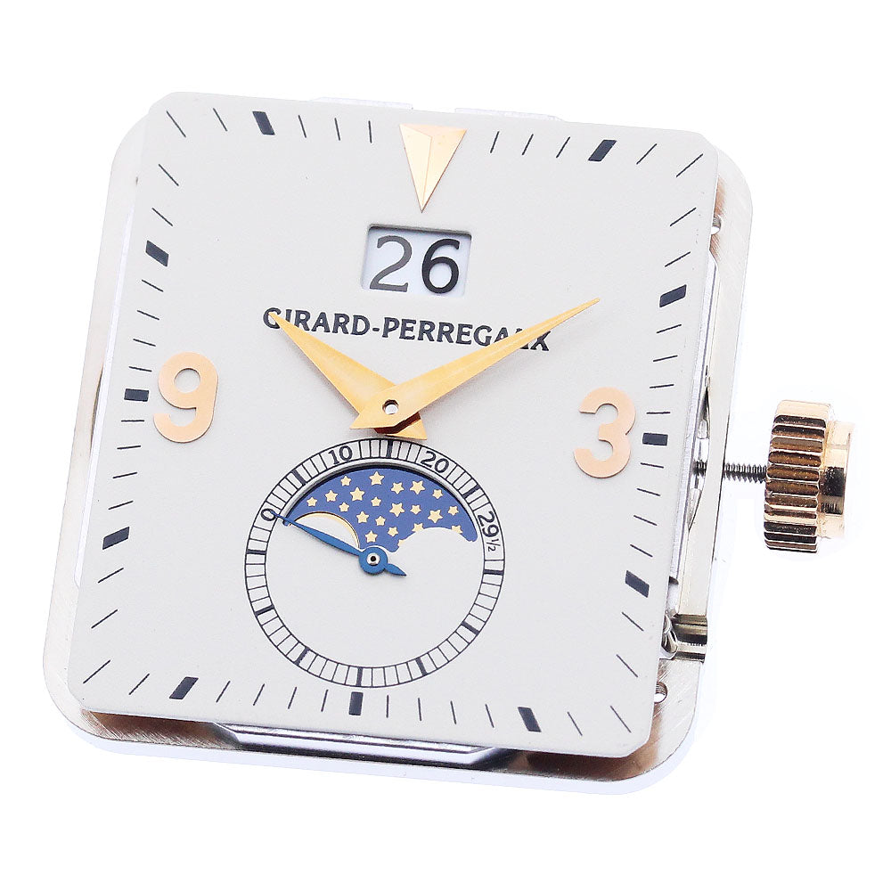 GIRARD PERREGAUX Cal.3306 Date Moon Phase Movement beige Dial Automatic Men's Watch_I-97