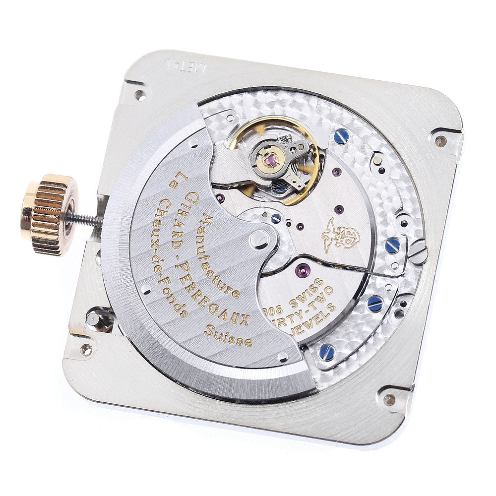 GIRARD PERREGAUX Cal.3306 Date Moon Phase Movement beige Dial Automatic Men's Watch_I-97