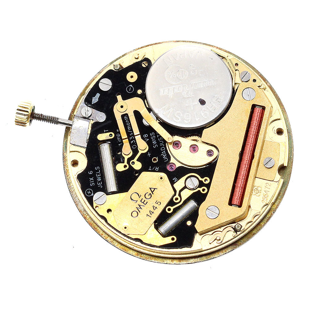 OMEGA Constellation Movement Cal.1445 Day Date gold Dial Quartz Men's Watch_J-17