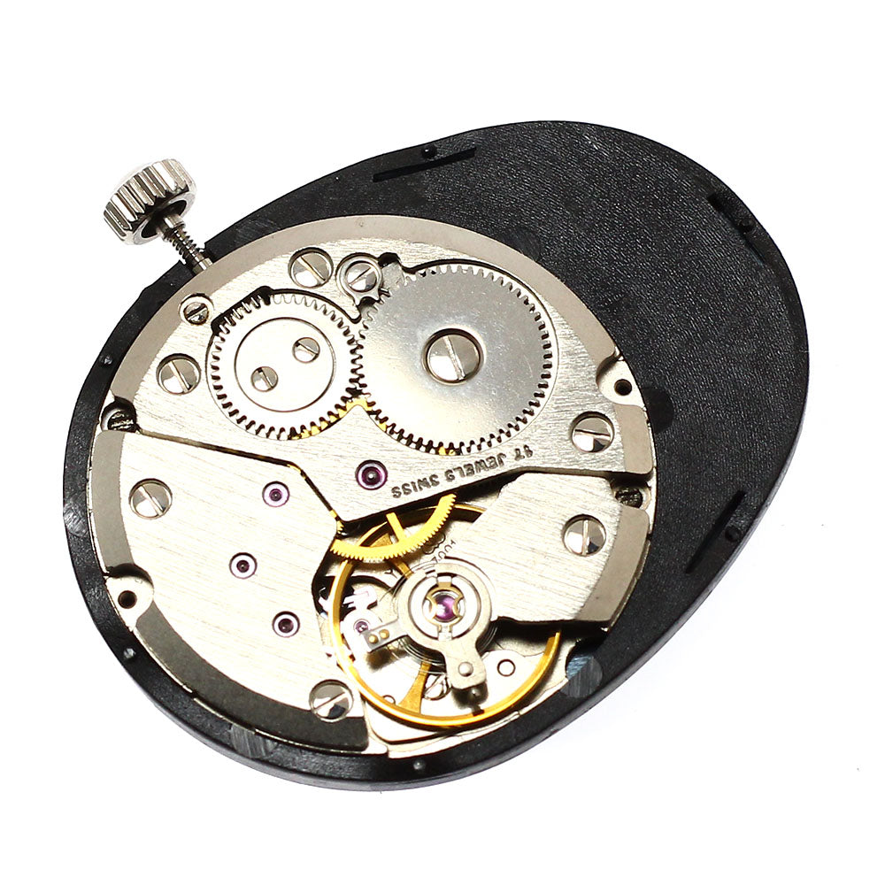 MELLERIO dits MELLER Lanuf Movement cal.7001 Navy Dial Hand Winding Men's Watch_J-36