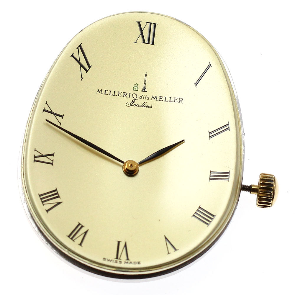 MELLERIO dits MELLER Lanuf Movement cal.955.422 gold Dial Quartz Men's Watch_J-45
