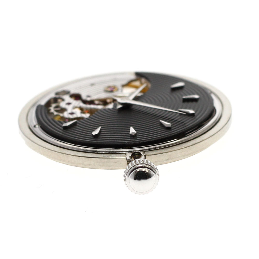 Movement Cal. Unknown black Dial Hand Winding Men's Watch_J-67