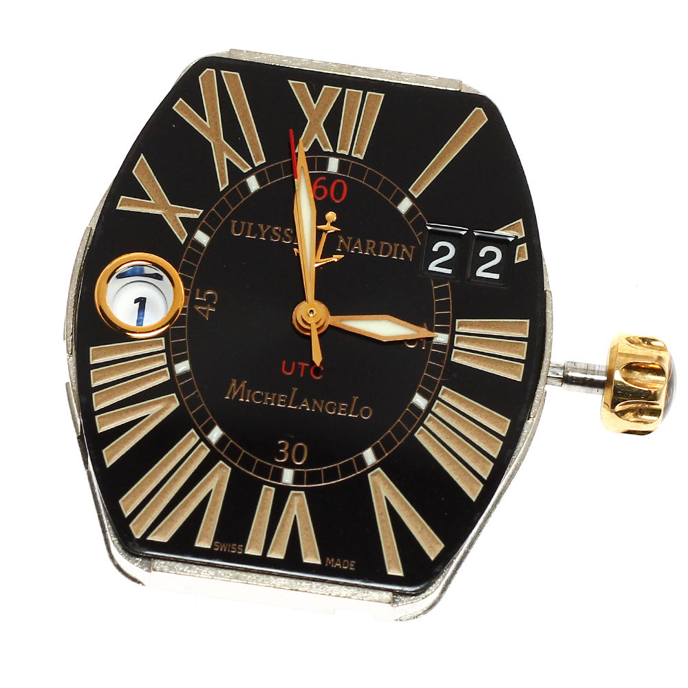 Ulysse Nardin Cal.2892A2 Movement GMT black Dial Automatic Men's Watch_J-85
