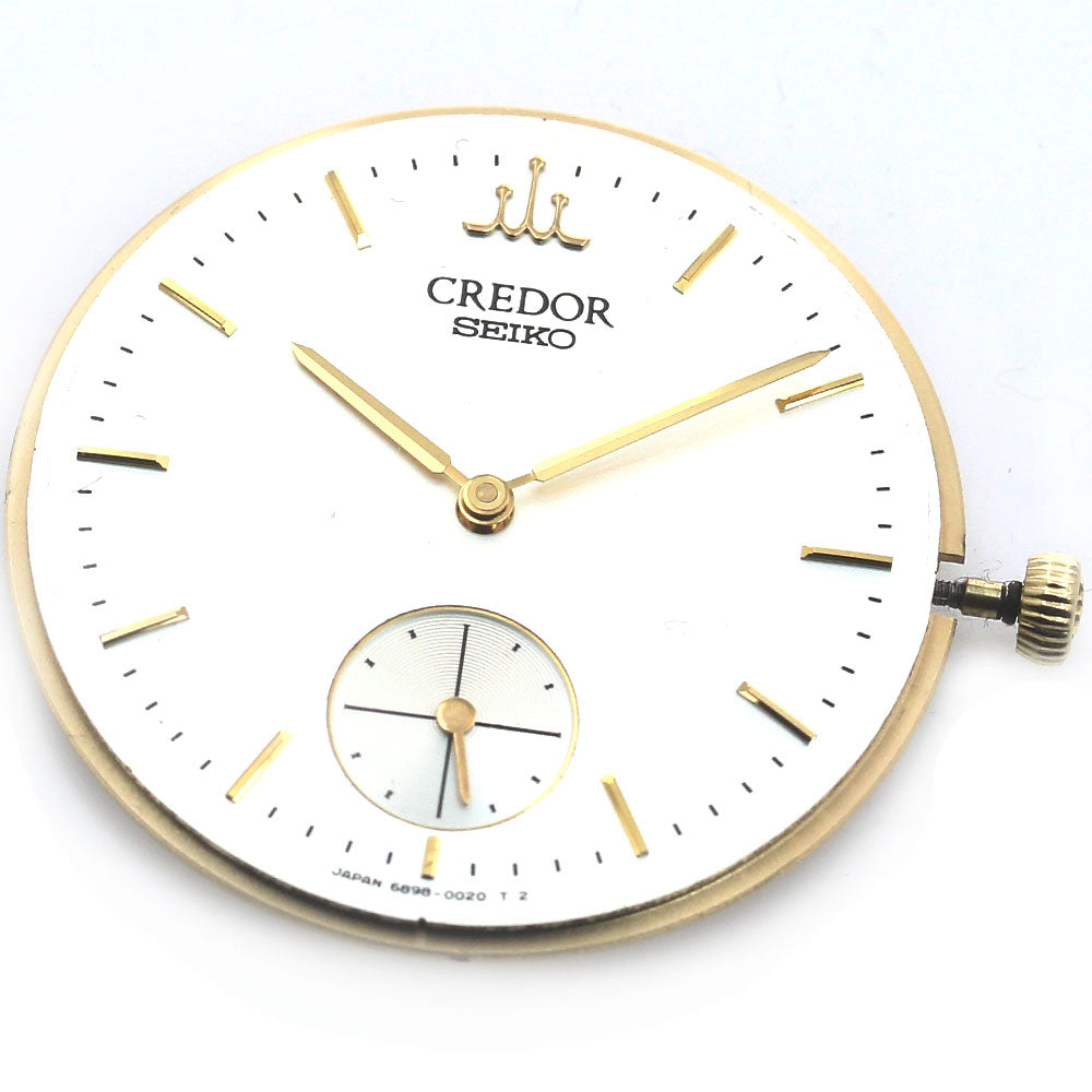 SEIKO CREDOR Movement Cal.6898A Silver Dial Hand Winding Men's Watch_S-10
