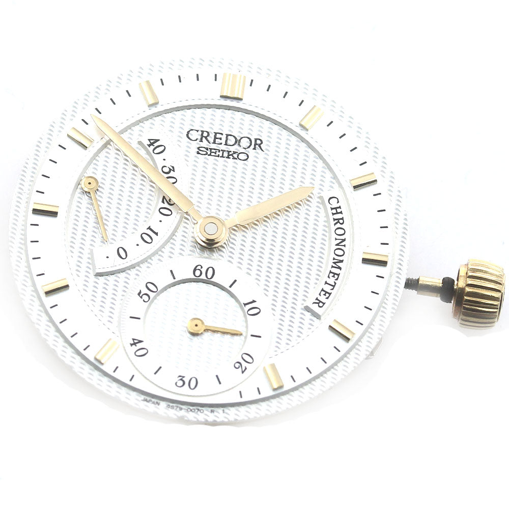 SEIKO CREDOR Small second cal..4S79A movement Silver Dial Hand Winding Men's Watch_S-8