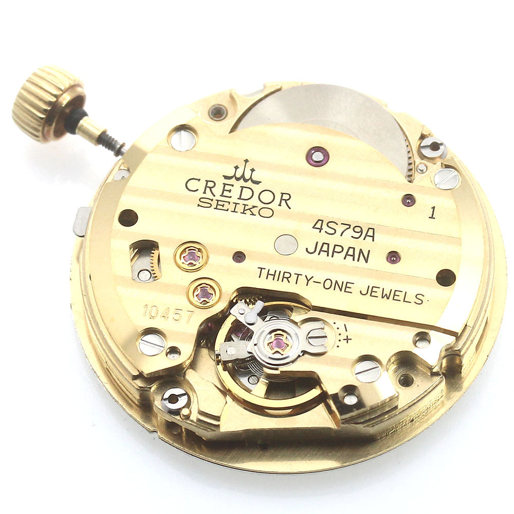 SEIKO CREDOR Small second cal..4S79A movement Silver Dial Hand Winding Men's Watch_S-8