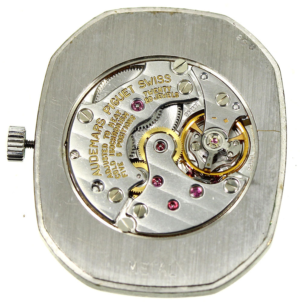 AUDEMARS PIGUET 12P diamond cal.2080 movement Silver Dial Hand Winding Men's Watch_V-49