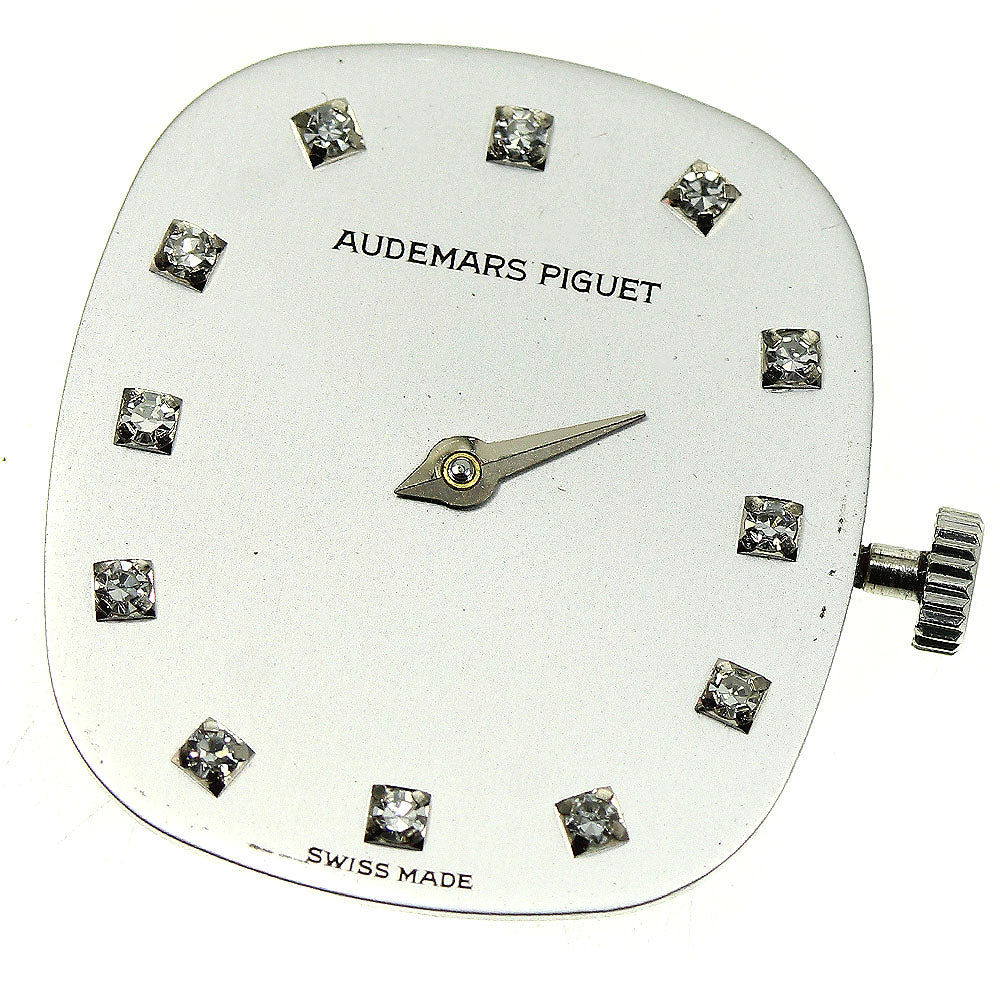 AUDEMARS PIGUET 12P diamond cal.2080 movement Silver Dial Hand Winding Ladies Watch_V-82
