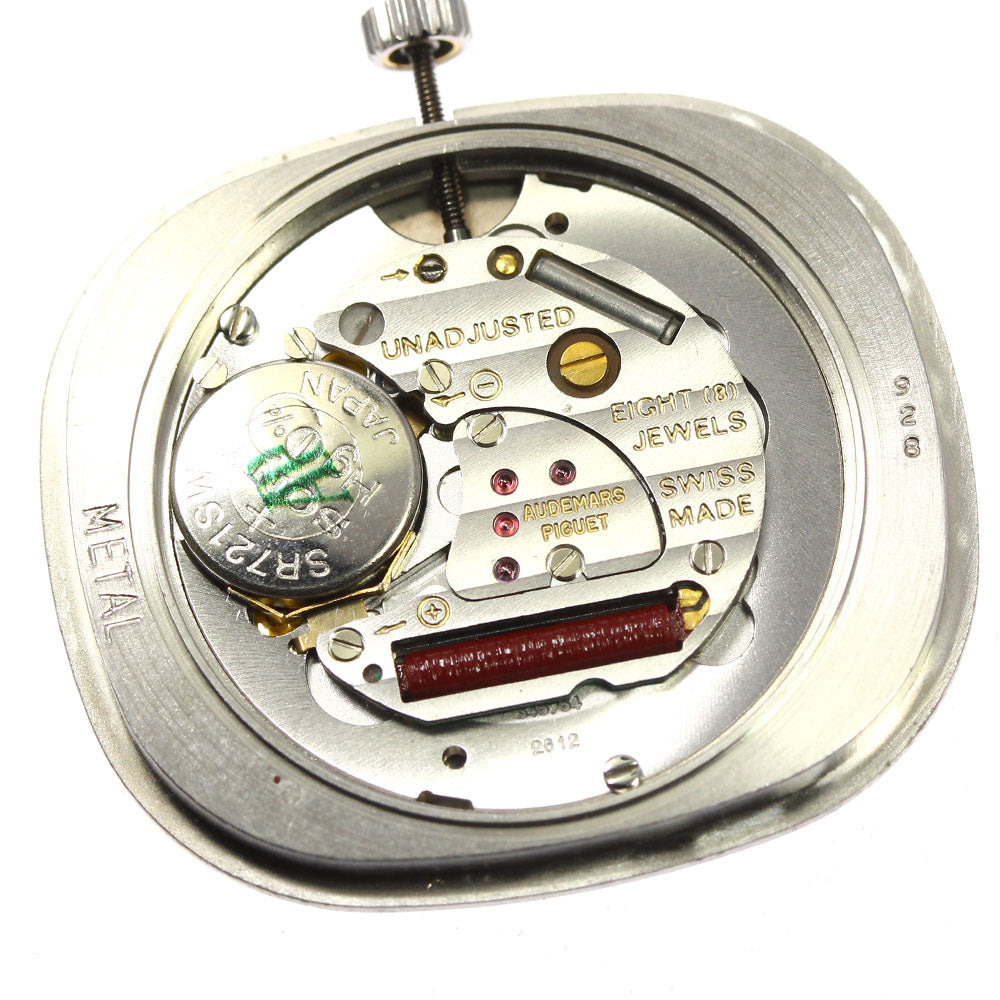 AUDEMARS PIGUET Cal.2612 11P Movement Silver Dial Quartz Men's Watch_V28