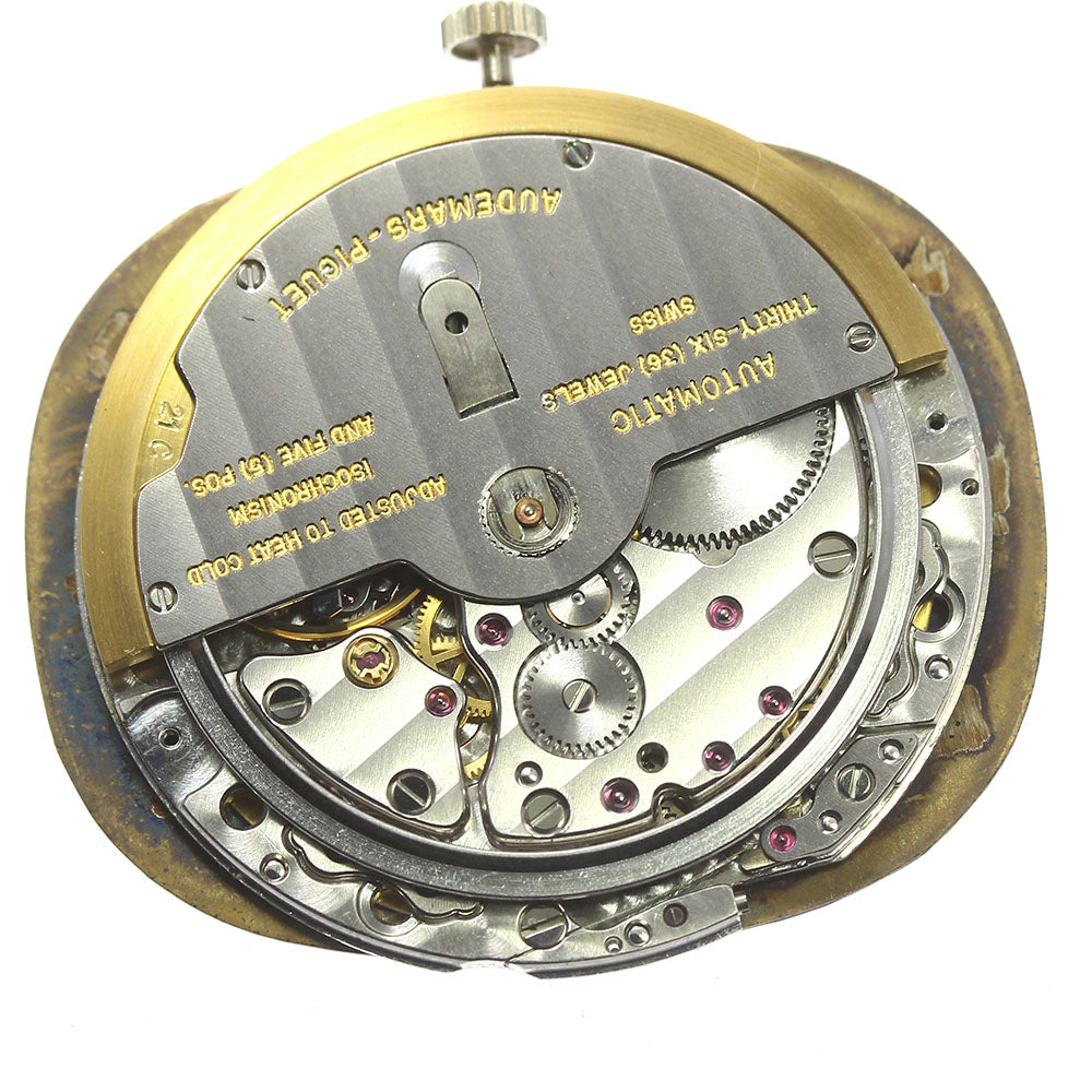 AUDEMARS PIGUET Cal.2121/1 Date 11P Movement Navy Dial Automatic Men's Watch_V58