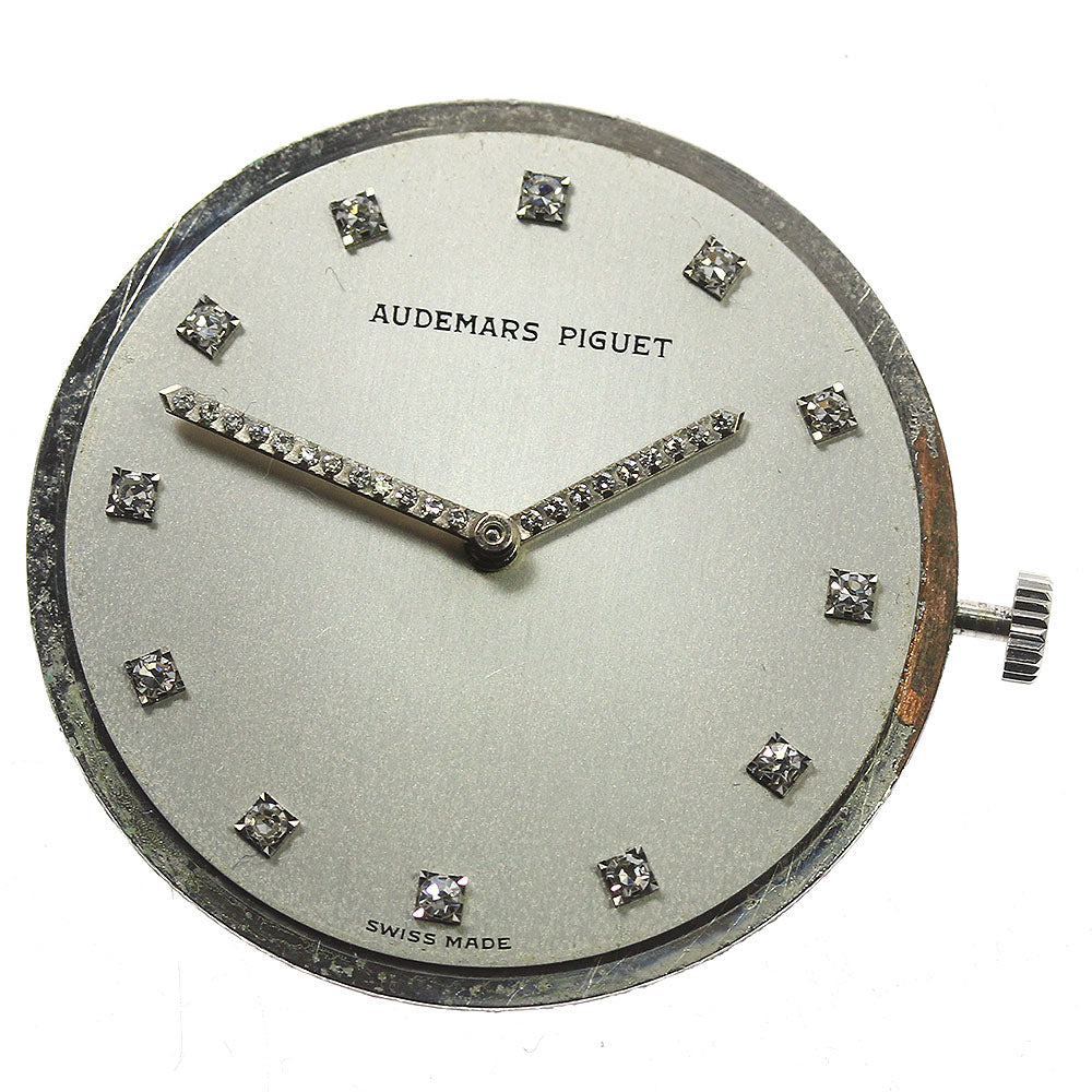 AUDEMARS PIGUET Cal.2080 12P Movement Silver Dial Hand Winding Men's Watch_V61