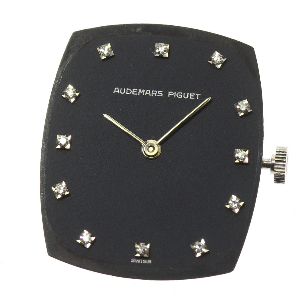 AUDEMARS PIGUET Cal.2090 12P Movement black Dial Hand Winding Men's Watch_V80