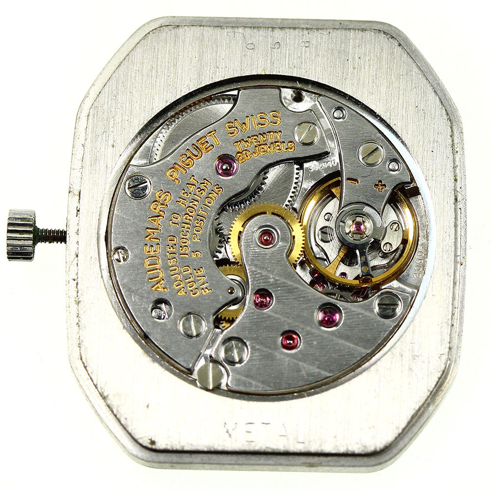AUDEMARS PIGUET Cal.2080 11P Movement Silver Dial Hand Winding Men's Watch_V87
