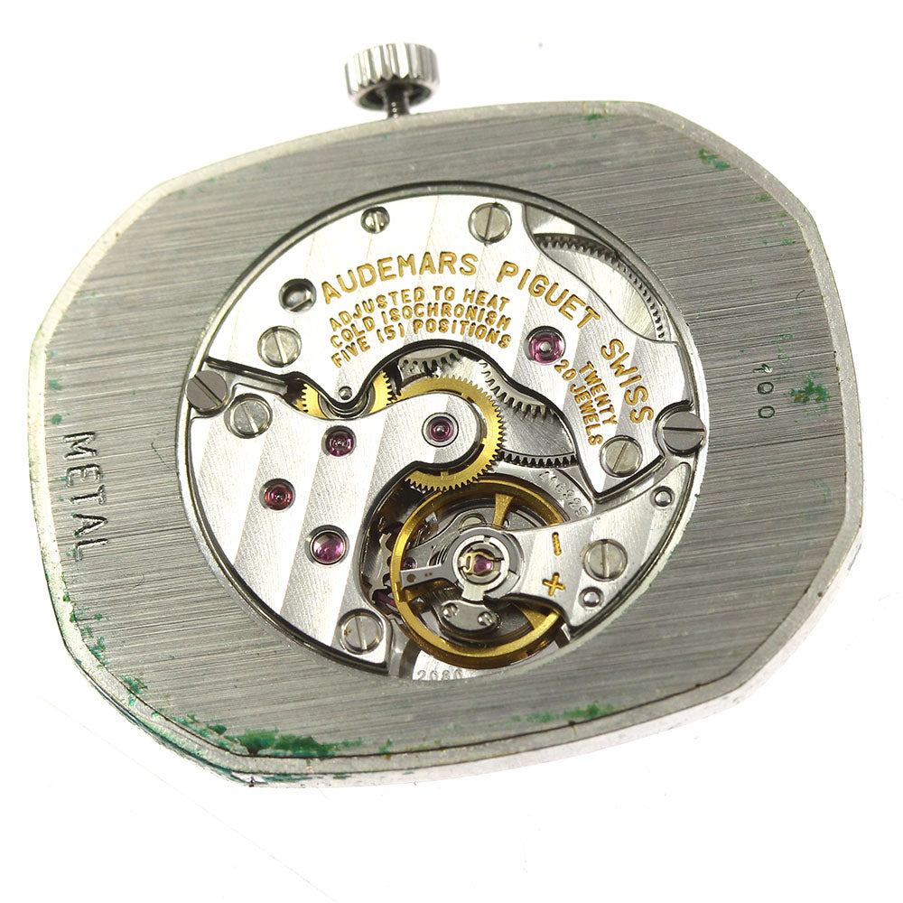 AUDEMARS PIGUET Cal.2080 12P Movement Silver Dial Hand Winding Men's Watch_V98