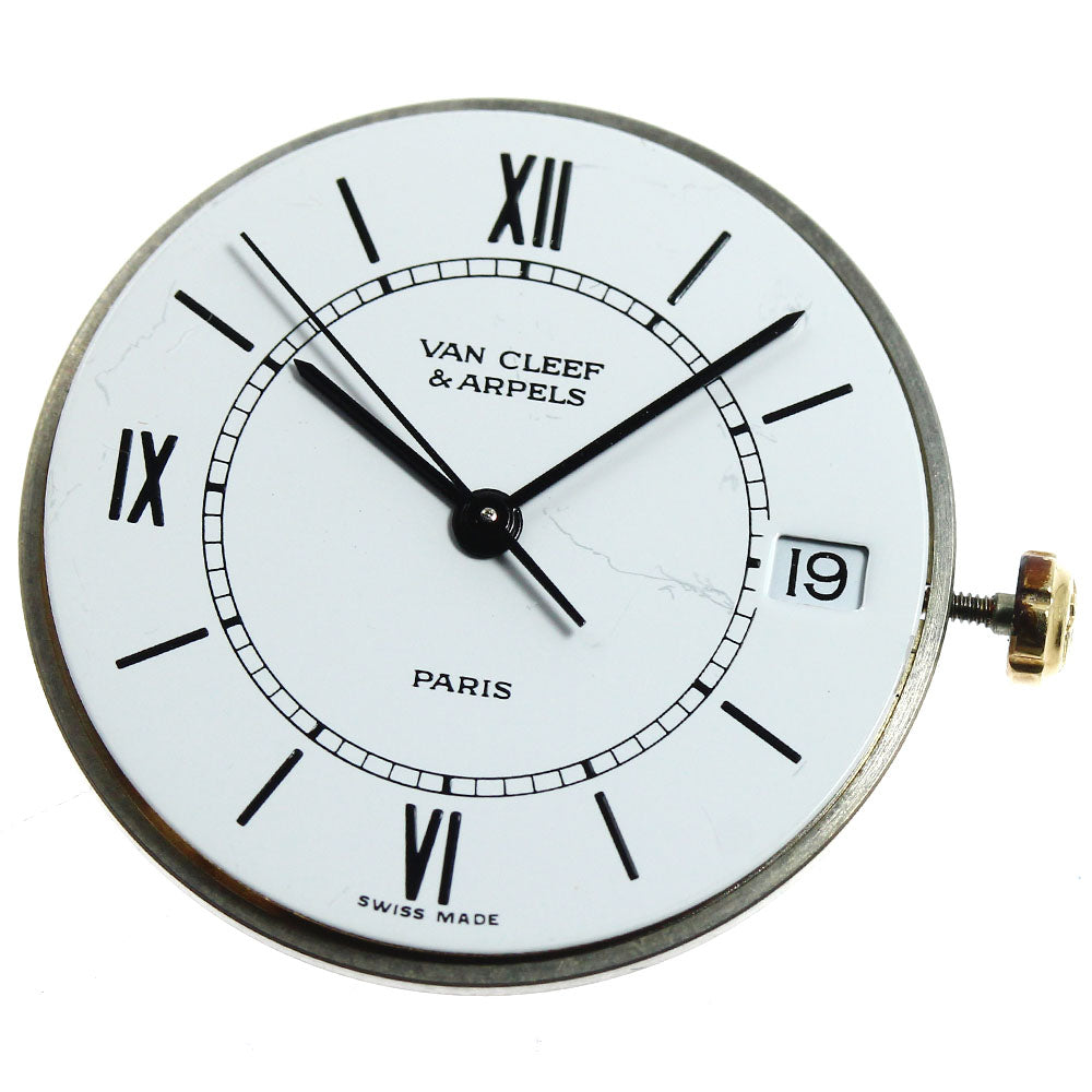 Van Cleef & Arpels movement date white Dial Quartz Men's Watch_VA1